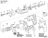 Bosch 0 602 120 101 GR.55 Drill Spare Parts